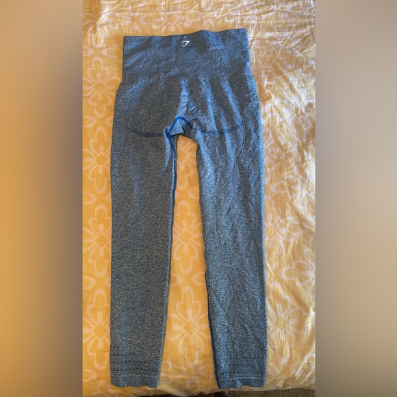 GymShark Powder Blue Workout Leggings with Contour - Picture 2 of 4